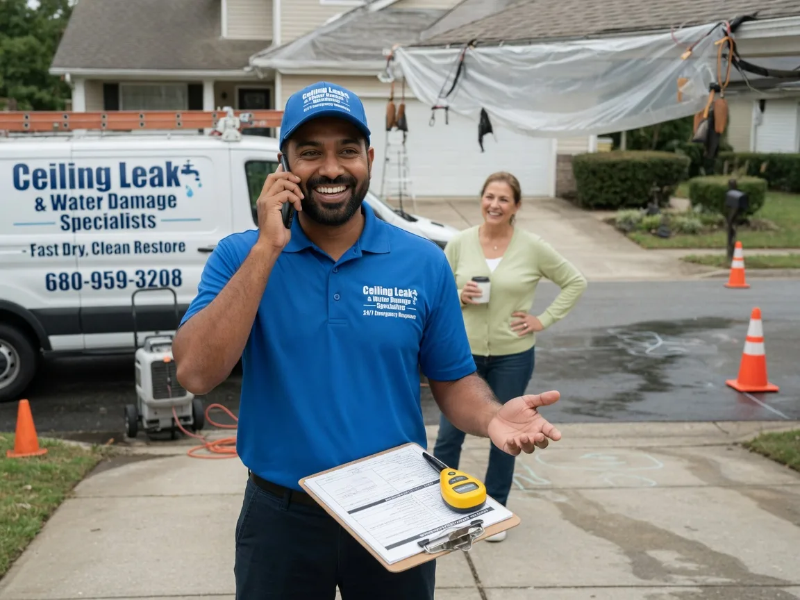 Ceiling Leak Cleanup La Vista, NE FAQs